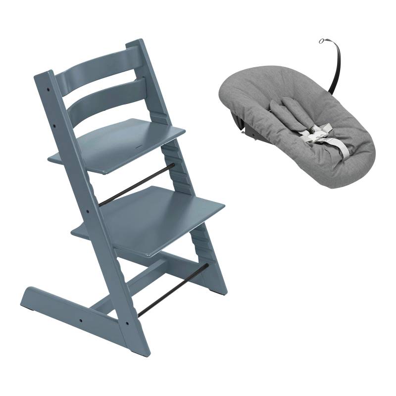 Stokke® Tripp Trapp® Bundle Treppenhochstuhl inkl. Newbornset deep grey von Stokke