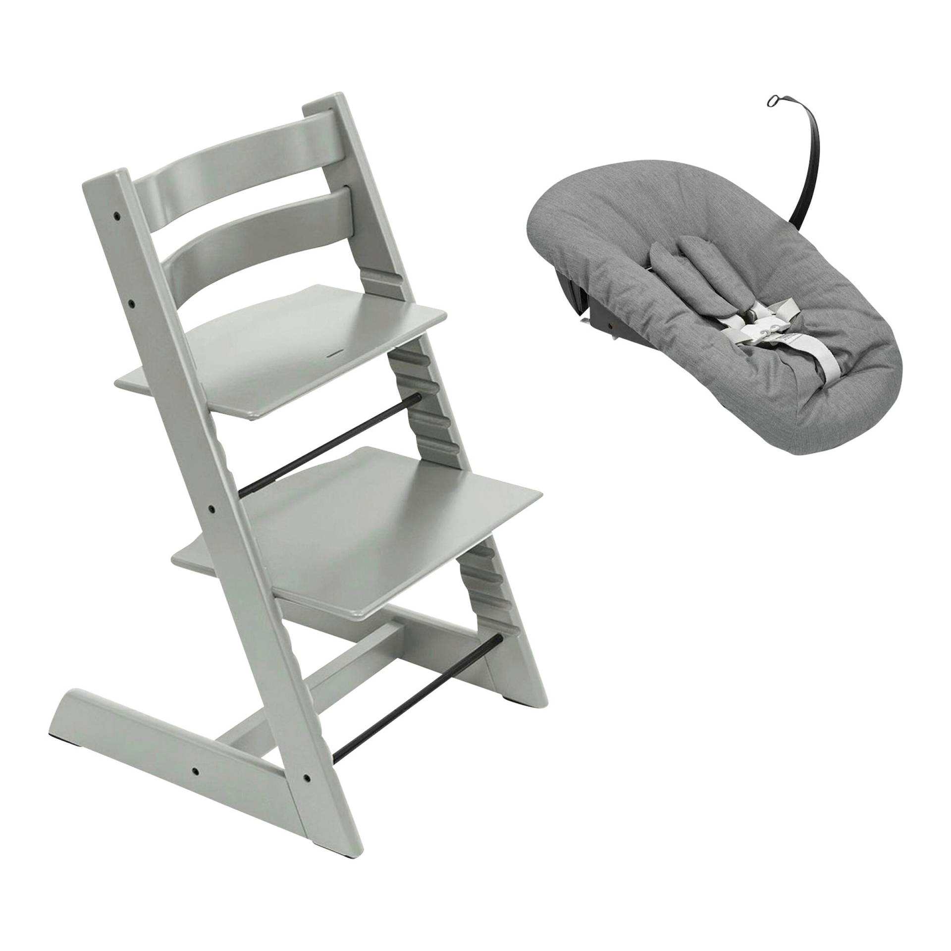 Stokke® Tripp Trapp® Bundle Treppenhochstuhl inkl. Newbornset deep grey von Stokke