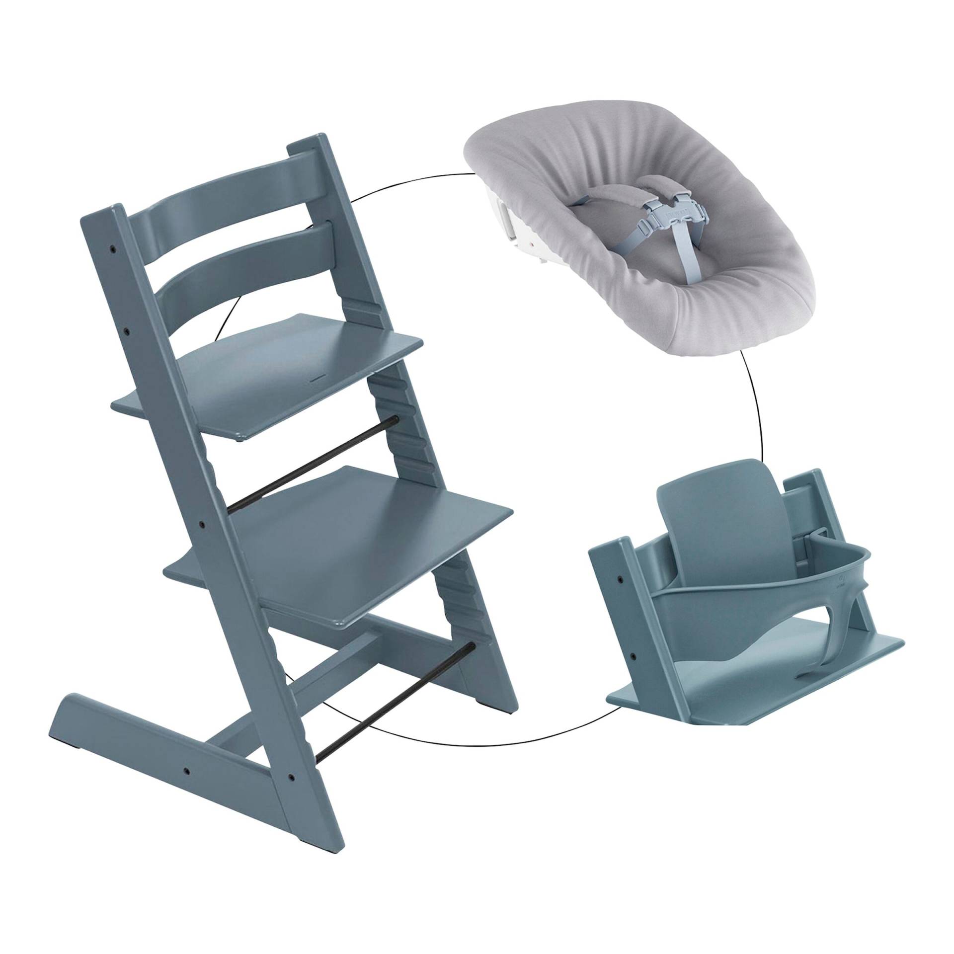 Stokke® Tripp Trapp® Bundle Treppenhochstuhl inkl. Newbornset & Babyset von Stokke