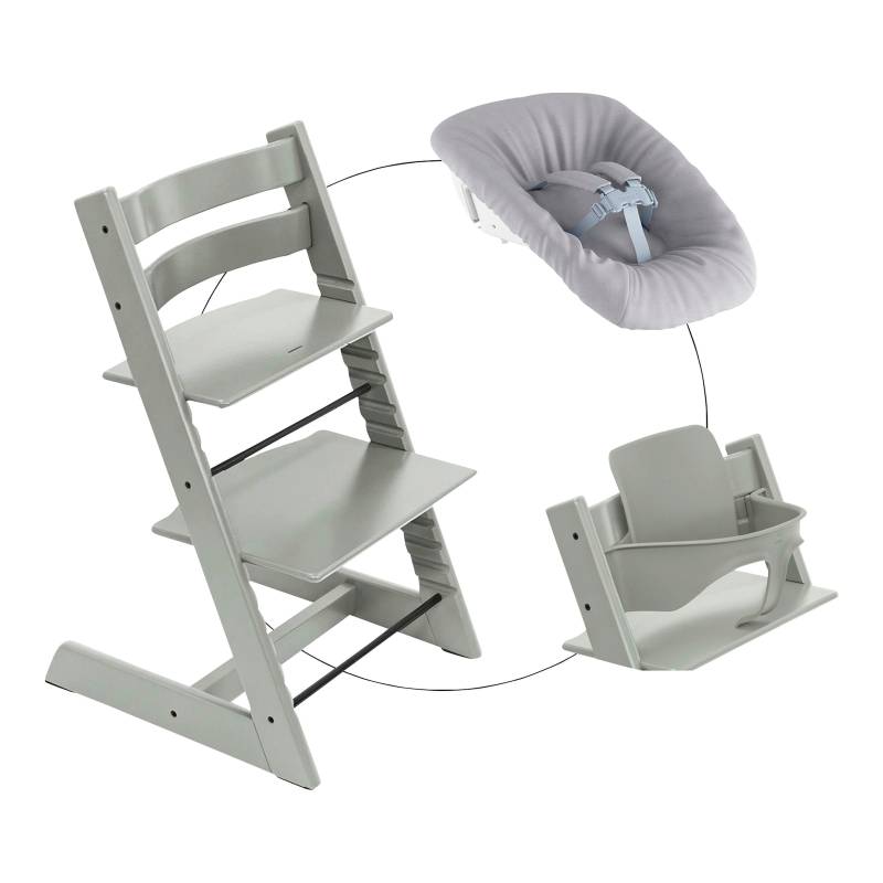 Stokke® Tripp Trapp® Bundle Treppenhochstuhl inkl. Newbornset & Babyset von Stokke