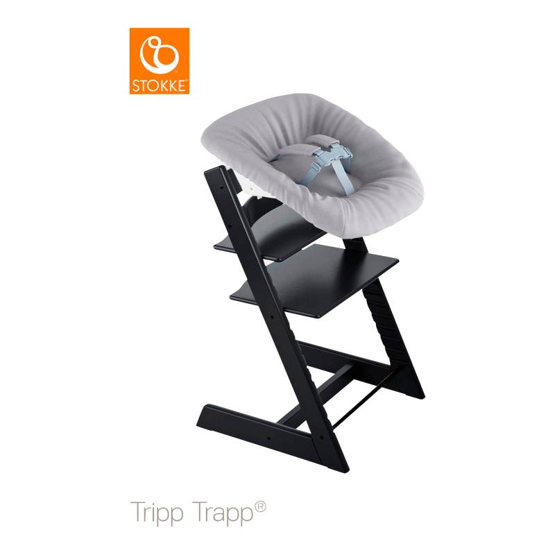 Stokke® Tripp Trapp® Bundle Treppenhochstuhl inkl. Newborn Set light grey von Stokke