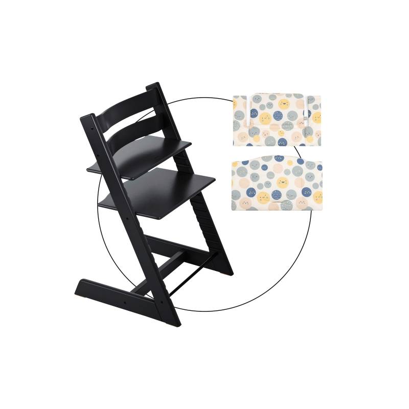 Stokke® Tripp Trapp® Bundle Treppenhochstuhl inkl. Sitzkissen Classic Soul System von Stokke