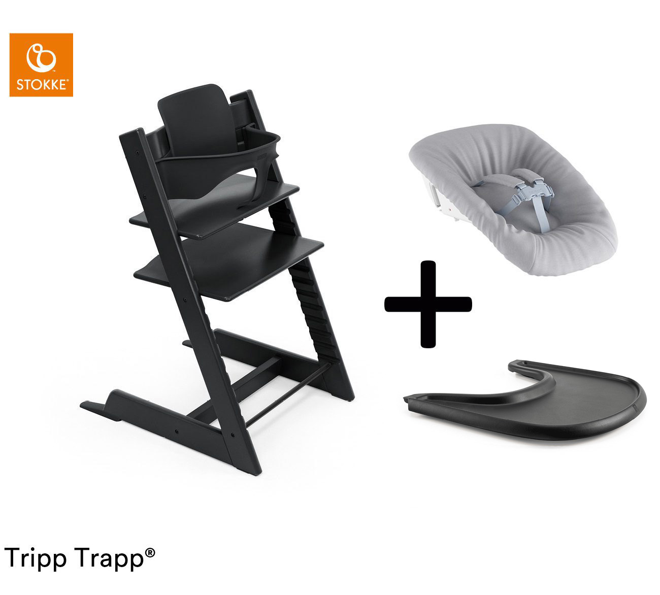 Stokke® Tripp Trapp® Complete + Newborn Set™ + Tray von Stokke