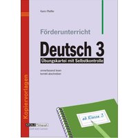 Förderunterricht Deutsch 3 von Stolz