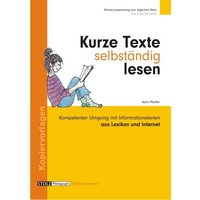 Kurze Texte selbständig lesen von Stolz