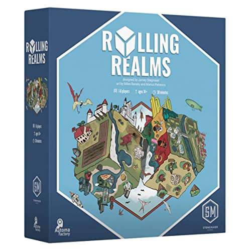 Stonemaier Games Rolling Realms, Kartenspiel, ab 8 Jahren, 1–6 Spieler, 30–45 Minuten Spieldauer von Stonemaier Games