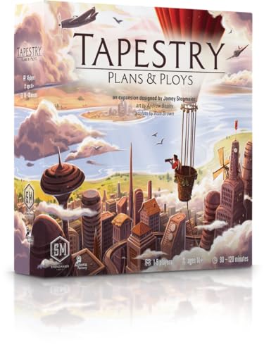 Stonemaier Games Tapestry: Plans & Ploys Expansion - Strategy Board Game for 1-5 Players von Stonemaier Games