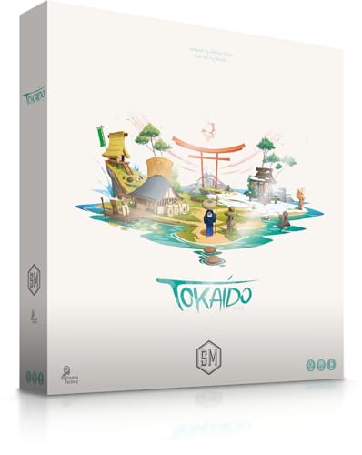Stonemaier Games Tokaido, Brettspiel, ab 8 Jahren, 1–5 Spieler, 45 Minuten Spieldauer Stonemaier Games Tokaido, Brettspiel, ab 8 Jahren, 1–5 Spieler, 45 Minuten Spieldauer von Stonemaier Games