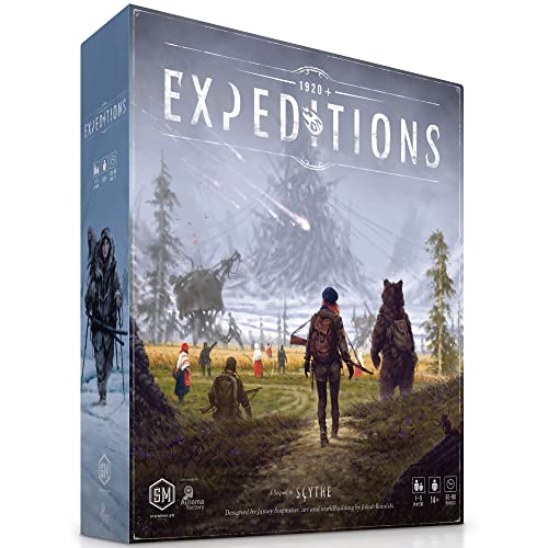 Stonemaier Games: Expeditions (Base Game) | A Competitive Engine Building & Exploration Strategy Board Game Set in an Alternate European History | 1-5 Players, 90 Mins, Ages 14+ von Stonemaier Games