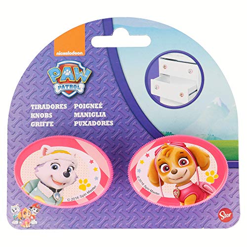 Paw Patrol ST-14973 Set 2 ovale Griffe 'Girl, bunt von Stor