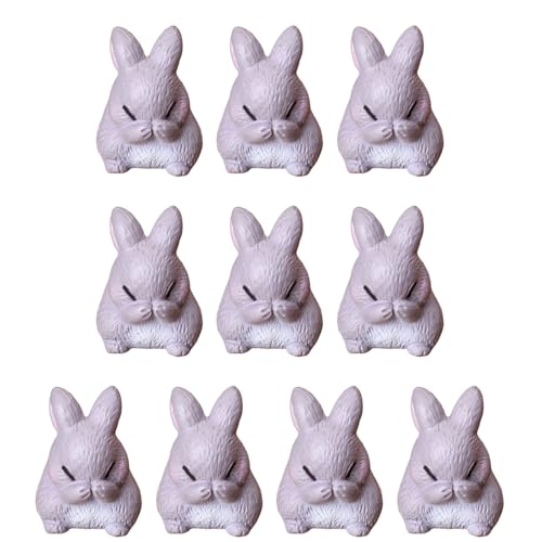 10 Pieces Harz Tierminiaturen Figuren Für Kuchen Toppers Geburtstagsgeschenk Home Desk Dekoration Für Verschiedene Raum von Storage Bag