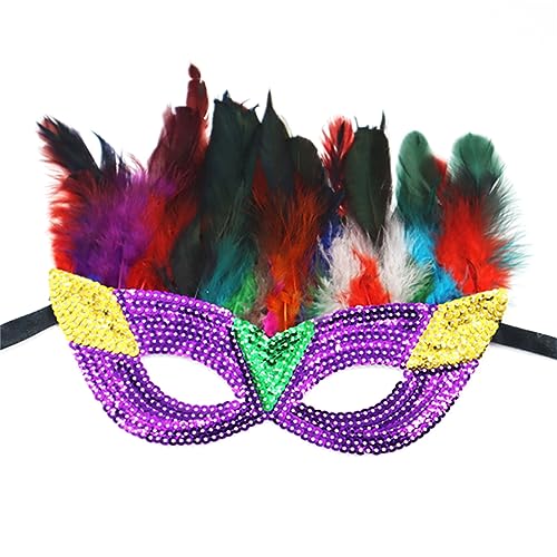 Storage Bag Maskerade Maske Hochzeit Karneval Party Aufführungen Maske Schönheit Kostüm Damenmaske Festival Halloween Maske von Storage Bag