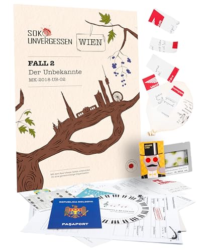 Soko Unvergessen | Der 2.Fall: DER Tote OHNE IDENTITÄT - Das mitreißende Krimi-Ermittler-Erlebnis für Zuhause, Krimispiel, Detektivspiel, Mordfall lösen, Gesellschaftsspiel von Stories by Xenia