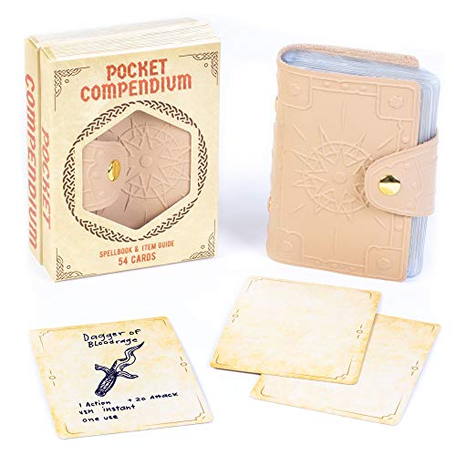 Stratagem Taschenkompendium, Zauberbuchhalter, 26 Seiten pro Buch und 54 Spielkarten, Tisch-RPG-Fantasy-Spiel, Tome of Glory Stratagem Taschenkompendium, Zauberbuchhalter, 26 Seiten pro Buch und 54 Spielkarten, Tisch-RPG-Fantasy-Spiel, Tome of Glory von Stratagem