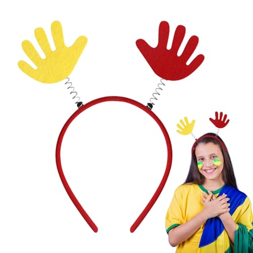 Streysisl Fußball-Headbopper, Party-Headbopper | Fußball-Boppers-Fußball-Thema-Haar-Accessoires,Auffällige Jubel-Requisiten, Kopfbedeckungsdekorationszubehör für Fußballspiele 2024 und Mottopartys von Streysisl