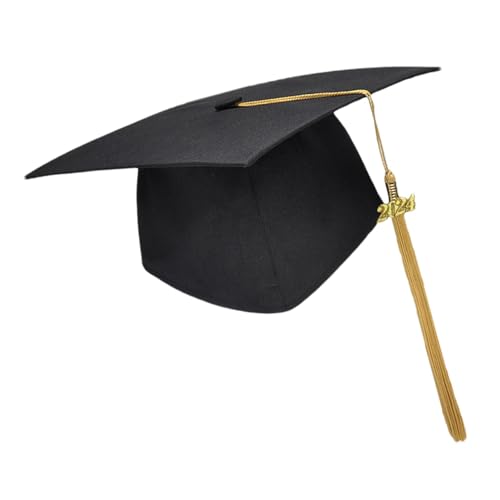 Streysisl Schwarzer Abschlusshut – Matter Abschlusshut mit 2025 Quaste, Jahr-Charm, Unisex, verstellbarer Abschlusshut für Erwachsene, High School und Bachelor Master Streysisl Schwarzer Abschlusshut – Matter Abschlusshut mit 2025 Quaste, Jahr-Charm, Unisex, verstellbarer Abschlusshut für Erwachsene, High School und Bachelor Master von Streysisl
