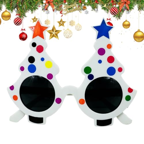 Streysisl Weihnachtsbrille, Urlaubsdekorationsbrille – dekorative Sonnenbrille für Weihnachtsferien, niedliche Urlaubsdekoration Streysisl Weihnachtsbrille, Urlaubsdekorationsbrille – dekorative Sonnenbrille für Weihnachtsferien, niedliche Urlaubsdekoration von Streysisl