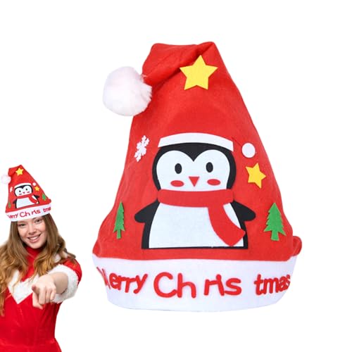 Streysisl Weihnachtsmütze handgefertigtes Set, kreative Kunst Weihnachtsmütze Bastelsets, Kinder Bastelset Zubehör für Ferienhaus Vorschule Kindergarten Mädchen Aktivitäten Ostern Valentinstag Streysisl Weihnachtsmütze handgefertigtes Set, kreative Kunst Weihnachtsmütze Bastelsets, Kinder Bastelset Zubehör für Ferienhaus Vorschule Kindergarten Mädchen Aktivitäten Ostern Valentinstag von Streysisl