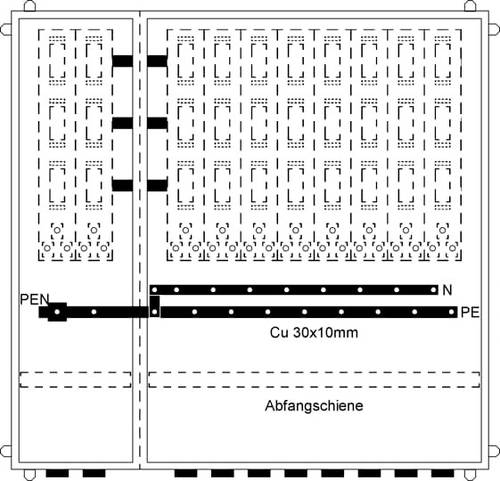 Striebel & John 2CPX032653R9999 KS878 Verteilerschrank Aufputz Anzahl Reihen = 4 Inhalt 1St. von Striebel & John