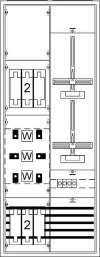 Striebel & John 2CPX032781R9999 KS4205 Zählerschrank Anzahl Reihen = 1 Inhalt 1St. von Striebel & John