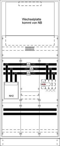 Striebel & John 2CPX032902R9999 KS4241 Verteilerschrank Aufputz Anzahl Reihen = 3 Inhalt 1St. von Striebel & John