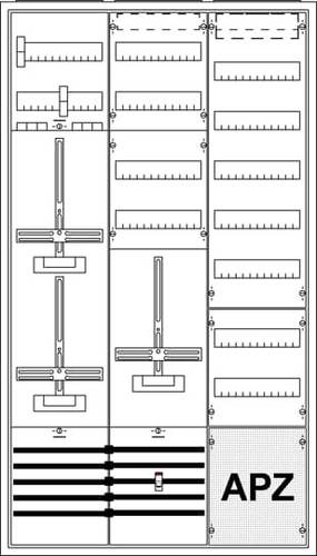 Striebel & John 2CPX035944R9999 KS251 Zählerschrank Anzahl Reihen = 2 Inhalt 1St. von Striebel & John