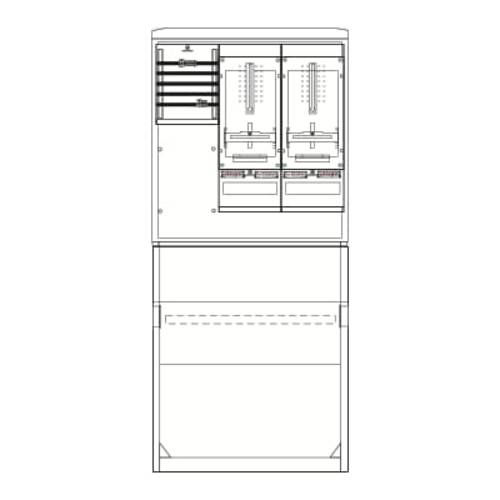 Striebel & John 2CPX043766R9999 SZ2201E Komplettschrank teilversenkt Inhalt 1St. von Striebel & John