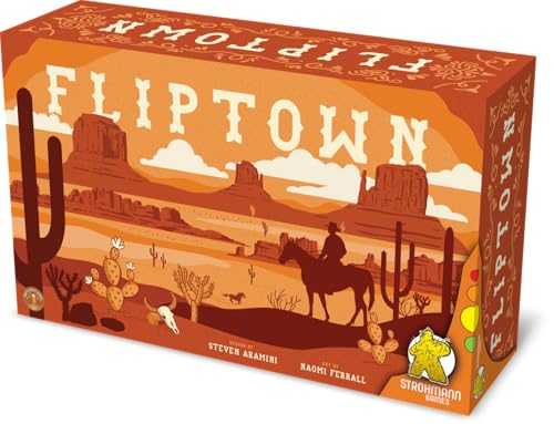 Strohmann Games, Fliptown, Kennerspiel, Brettspiel, 1-4 Spieler, ab 12+ Jahren, 30-45 Minuten, Deutsch von Strohmann Games