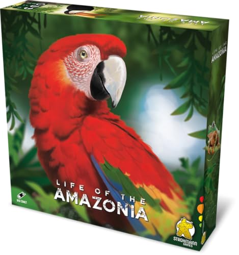 Strohmann Games, Life of The Amazonia, Grundspiel, Kennerspiel, Brettspiel, 1-4 Spieler, ab 12+ Jahren, 60-150 Minuten, Deutsch von Strohmann Games