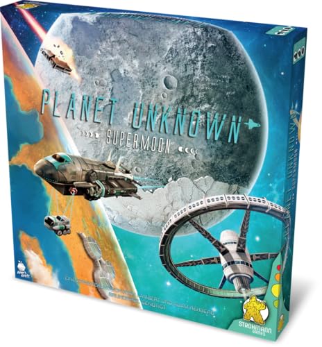 Strohmann Games, Planet Unknown – Supermoon, Erweiterung, Kennerspiel, Strategiespiel, 1-6 Spieler, ab 10+ Jahren, 90 Minuten, Deutsch von Strohmann Games