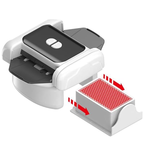 Automatischer Kartenmischer, 1–2 Decks, Spielkartenmischer, geräuscharm, 2 Modi, wiederaufladbarer Maschinenspender für Spiele, professionelles Spielen, Pokertischbrett Automatischer Kartenmischer, 1–2 Decks, Spielkartenmischer, geräuscharm, 2 Modi, wiederaufladbarer Maschinenspender für Spiele, professionelles Spielen, Pokertischbrett von Stronrive