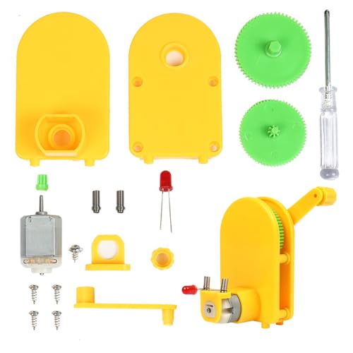 Handkurbel Generator Bauset,Experimentierset Stromerzeugung | Experimentierset & Bastelprojekt Für Kinderzimmer Unterricht Schule Handkurbel Generator Bauset,Experimentierset Stromerzeugung | Experimentierset & Bastelprojekt Für Kinderzimmer Unterricht Schule von Stronrive