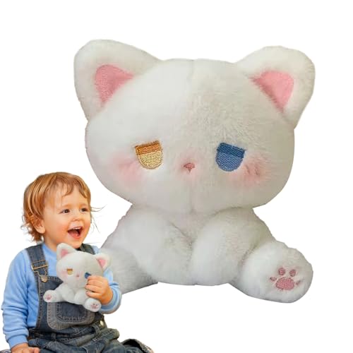 Katzen Stofftier Spielzeug & Puppen | Kuschelkissen Katze Weich & Flauschig | Interaktives Hautfreundliches Kissen Mit Emotionalen Gesichtsausdrücken Für Kinder, Familie & Jugendliche Katzen Stofftier Spielzeug & Puppen | Kuschelkissen Katze Weich & Flauschig | Interaktives Hautfreundliches Kissen Mit Emotionalen Gesichtsausdrücken Für Kinder, Familie & Jugendliche von Stronrive
