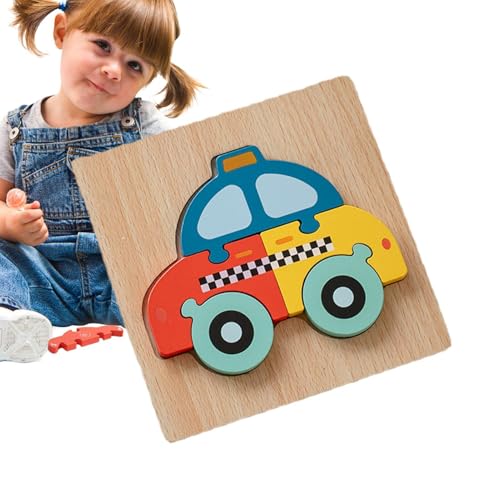 Kleinkind-Puzzles,Kleinkind-Holzpuzzles,3D-Puzzles aus Holz - -Spielzeug für 1- bis 3-Jährige, Lernpuzzles für die Feinmotorik von Kindern von Stronrive