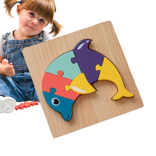 Kleinkind-Puzzles,Kleinkind-Holzpuzzles | 3D-Puzzles aus Holz,Feinmotorik-Lernen, Spielzeug, pädagogisches Lernspielzeug für Kinder für Kleinkinder von 1–3 Jahren, Geschenke, von Stronrive