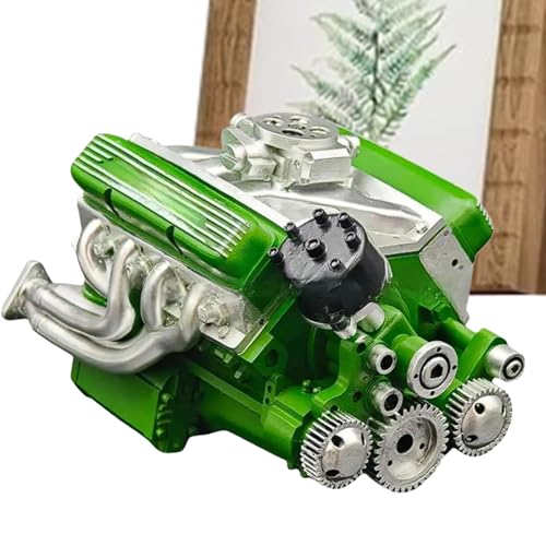 Modellmotor, Metall V8 Motor Deko, Deko Für Familie Jugendliche Erwachsene Zuhause Büro Unterricht Modellmotor, Metall V8 Motor Deko, Deko Für Familie Jugendliche Erwachsene Zuhause Büro Unterricht von Stronrive