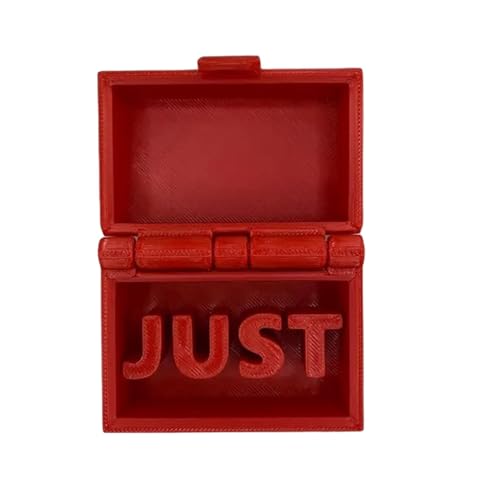 Nur für den Fall, Witz-Gag, Halloween-Streich-Box - Prank Stuff Aufbewahrungsbox Scherzbox - Kleine Box mit Wort, lustige Gag-Schatzkiste, Schmuck-Organizer, Schreibtischdekoration, von Stronrive