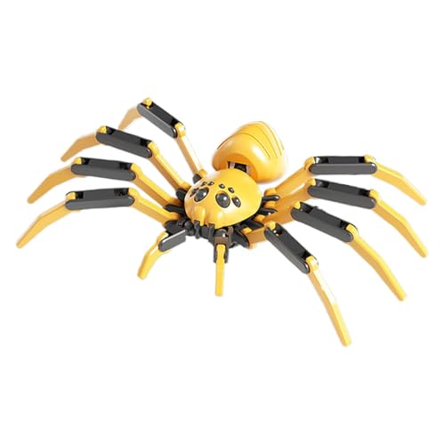 Stronrive 3D-gedruckte Spinne, realistische Spinne - Lustiges Spinnentiermodell mit flexiblen Gelenken,Gruselige, realistische Spinnen-Streich-Spinnen-Trick-Spinnen-Figuren als Dekoration für den von Stronrive