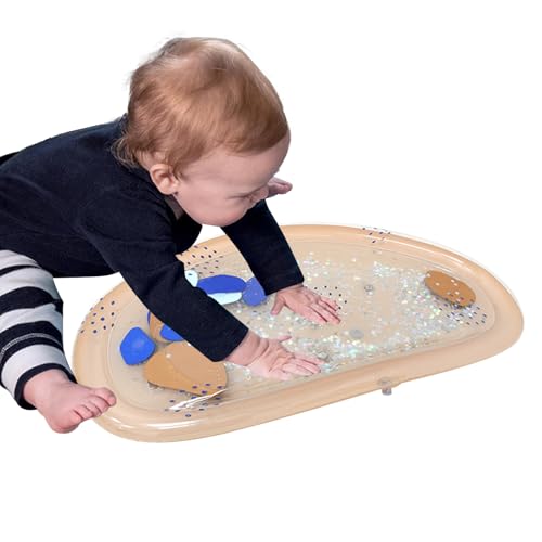 Stronrive Baby Wasser Matte Bauchlage,Aufblasbare Spielmatte | Lernspielzeug Entwicklungsfördernd Für Badezimmer Und Wohnung Stronrive Baby Wasser Matte Bauchlage,Aufblasbare Spielmatte | Lernspielzeug Entwicklungsfördernd Für Badezimmer Und Wohnung von Stronrive