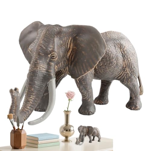 Stronrive Elefant Deko Für Zuhause,Elefant Modell Lernspielzeug - Frühkindliches Lernspielzeug Robuste Tierfigur Für Schlafzimmer Wohnzimmer Arbeitszimmer Esszimmer Stronrive Elefant Deko Für Zuhause,Elefant Modell Lernspielzeug - Frühkindliches Lernspielzeug Robuste Tierfigur Für Schlafzimmer Wohnzimmer Arbeitszimmer Esszimmer von Stronrive