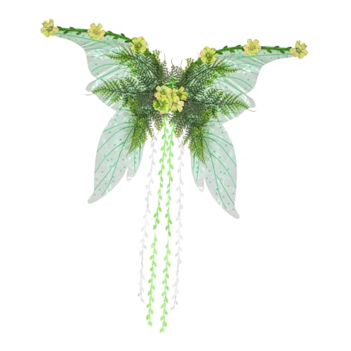 Stronrive Feenflügel für Mädchen, Glitzerflügel Kostümzubehör, Partyzubehör Für Karneval Halloween Weihnachten Cosplay Gartenfest Stronrive Feenflügel für Mädchen, Glitzerflügel Kostümzubehör, Partyzubehör Für Karneval Halloween Weihnachten Cosplay Gartenfest von Stronrive