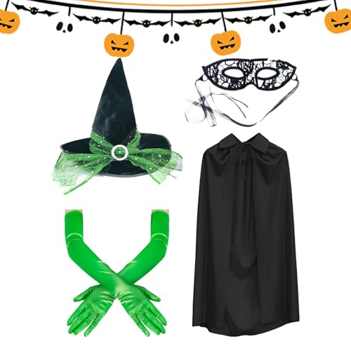 Stronrive Halloween Hexenkostüm - Hexenkostüm Zubehör Für Frauen - Veranstaltungskleidung Erwachsene Verwandlung Mit Horror-Augenmaske Für Ehefrau Schwestern Freundin Mutter Familie Stronrive Halloween Hexenkostüm - Hexenkostüm Zubehör Für Frauen - Veranstaltungskleidung Erwachsene Verwandlung Mit Horror-Augenmaske Für Ehefrau Schwestern Freundin Mutter Familie von Stronrive