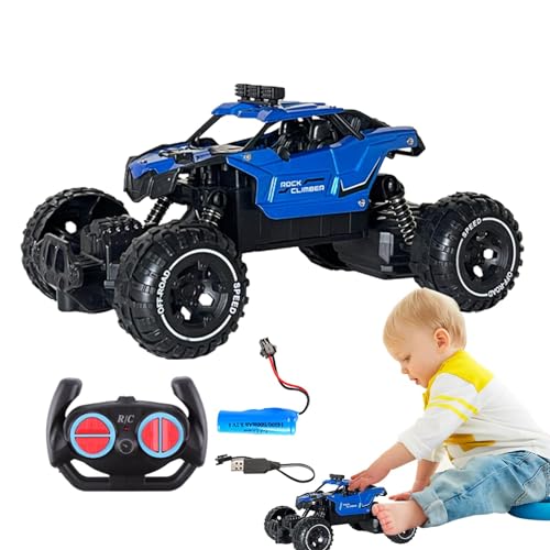 Stronrive Rc-Autospielzeug, Ferngesteuerter LKW - Ferngesteuertes Auto Rc Truck wiederaufladbar 2,4 GHz,Cooles Antikollisions-Elektrofahrzeugspielzeug für Kinder, für Halloween, Ostern, Weihnachten, von Stronrive