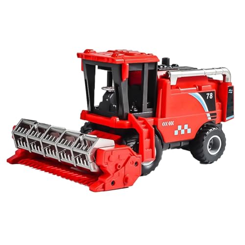 Stronrive Reibungsbetriebenes Spielzeugauto, Harvester-Spielzeug | Schub-Trägheitserntemaschine für Kinder - Reibungsbetriebenes Autospielzeug, Simulations-Harvester-Modellspielzeug für Kinder und von Stronrive