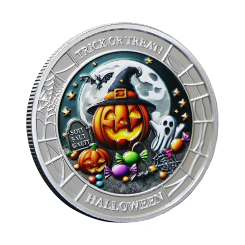 Stronrive Seltene Münze Für Sammler - Halloween Süßes Oder Saures Füllung | Originelles Spielzeug Erinnerungsstück Als Deko Für Zuhause Festliche Geschenkidee Für Erwachsene Und Kinder Stronrive Seltene Münze Für Sammler - Halloween Süßes Oder Saures Füllung | Originelles Spielzeug Erinnerungsstück Als Deko Für Zuhause Festliche Geschenkidee Für Erwachsene Und Kinder von Stronrive