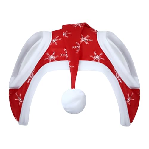 Stronrive Weihnachtshut Für,Weihnachtskostüm - Atmungsaktive dekorative Kopfbedeckung mit Schneeflocken-Design für Winterreiten Feiertagsveranstaltungen und Bauernhoffeste während der Festtage Stronrive Weihnachtshut Für,Weihnachtskostüm - Atmungsaktive dekorative Kopfbedeckung mit Schneeflocken-Design für Winterreiten Feiertagsveranstaltungen und Bauernhoffeste während der Festtage von Stronrive