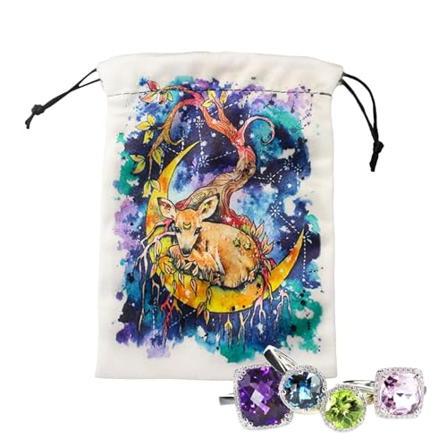 Tarot Beutel, Samt Kordelzug Würfeltasche, Würfelorganizer Mit Druck Auf Beiden Seiten Für Büro Reisen Camping Outdoor Küste Garten Alltag Schrank Tarot Beutel, Samt Kordelzug Würfeltasche, Würfelorganizer Mit Druck Auf Beiden Seiten Für Büro Reisen Camping Outdoor Küste Garten Alltag Schrank von Stronrive