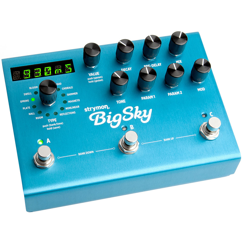 Strymon Big Sky Reverberator Effektgerät E-Gitarre von Strymon