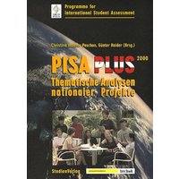 Pisa Plus 2000 Thematische Analysen nationaler Projekte von Studien Verlag