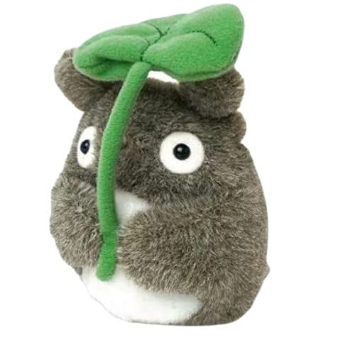 Mein Nachbar Totoro (Ghibli) Kuscheltier / Stofftier / Plüsch Figur: Totoro mit Blatt 13 cm von サン・アロー